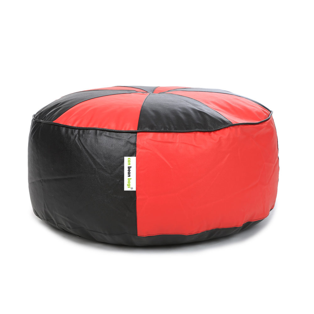 Can Bean Bags Art Leather Pouf Filled With Beans